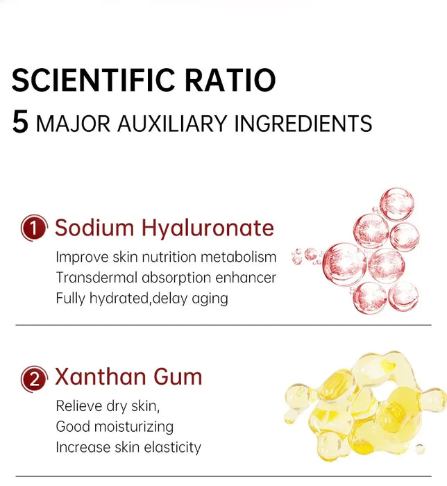 Niacinamid-Serum zur Entfernung dunkler Flecken – Gesichtsaufhellende Feuchtigkeitscreme mit Hyaluronsäure für Sommersprossen und Hautpflege