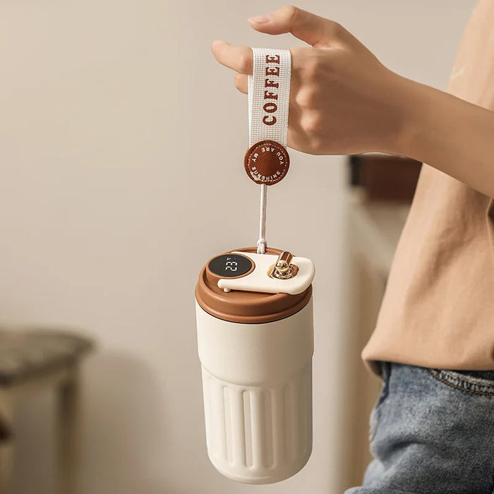 Bouteille Thermos intelligente avec affichage numérique de la température LED, tasse sous vide en acier inoxydable 316 pour le bureau et les voyages