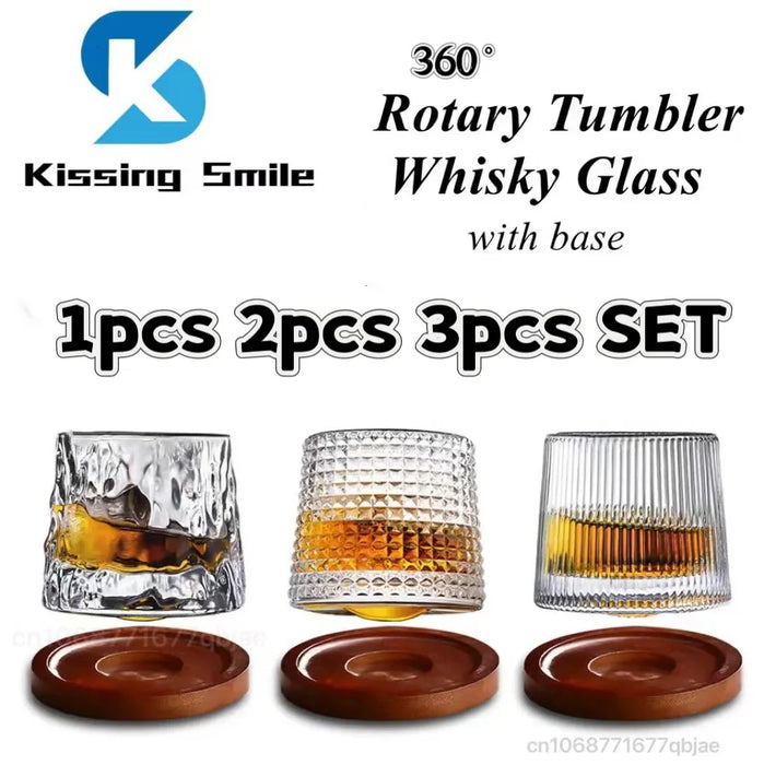 Verres à whisky créatifs et durables avec design tourbillonnant pour cocktails, vin, brandy et plus encore – Parfaits pour les fêtes et la détente.