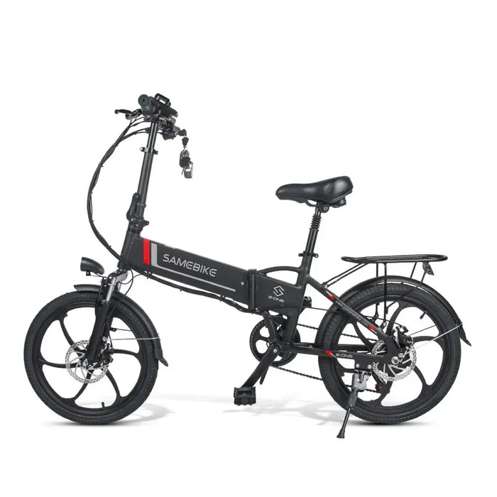 SAMEBIKE 20LVXD30 Bicicleta eléctrica 350W 48V 10AH Batería extraíble Bicicleta eléctrica plegable de 20 pulgadas para montaña y ciudad Stock europeo