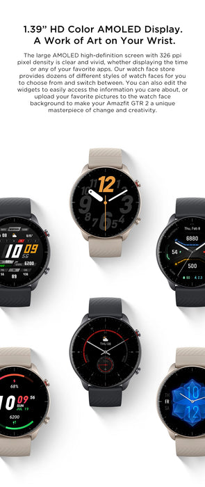 [Amazfit GTR 2] Neue Smartwatch-Version mit integrierter Alexa und extrem langer Akkulaufzeit für Android- und iOS-Telefone