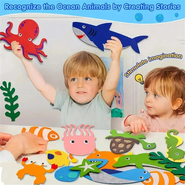 Tableau de sensations Montessori, ensemble d'histoires, ferme de mer, famille d'animaux, éducation préscolaire interactive, apprentissage précoce, jouets pour tout-petits