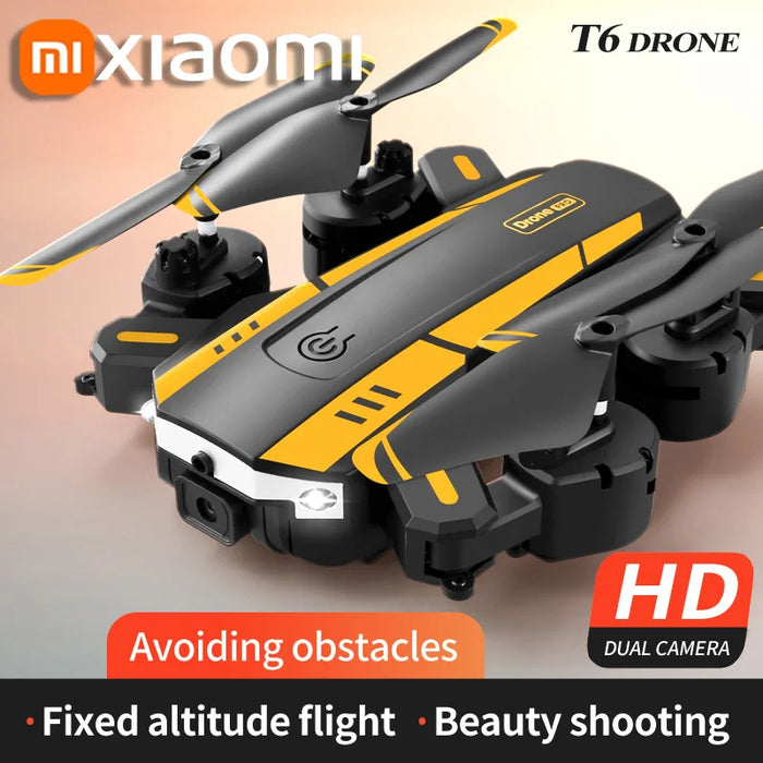 Xiaomi T6 Drohne 8k HD Professionelle GPS-Kamera Hindernisvermeidung Luftaufnahmen Optischer Fluss Faltbarer Quadcopter Spielzeug Geschenk