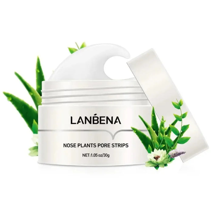 LANBENA Black-Head-Entfernungsmaske für die Nase – Porenstreifen- und Peeling-Maske zur Akne-Behandlung, Tiefenreinigung der Haut