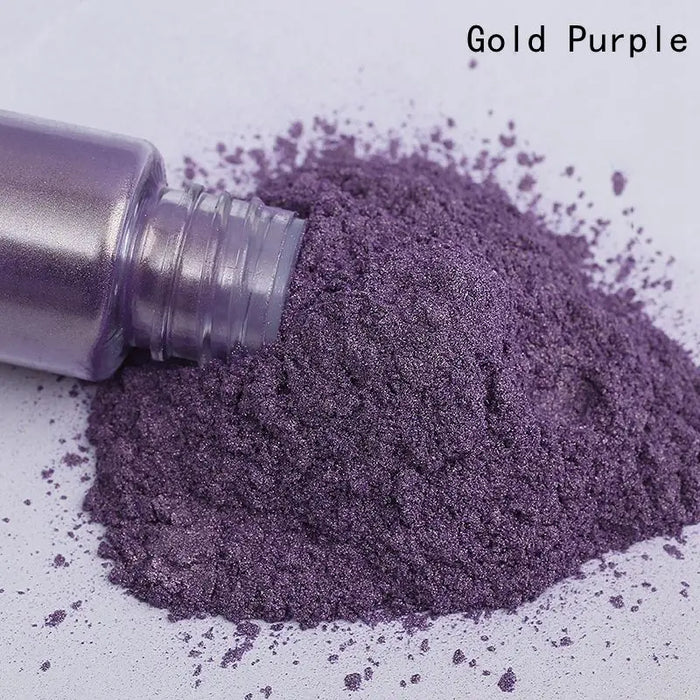 Vibrant Mica Powder Pigments for Nail Art, Glitter Crafts, Soap Making, Epoxy Resin, Eyeshadow, Lipstick, and Car Paint