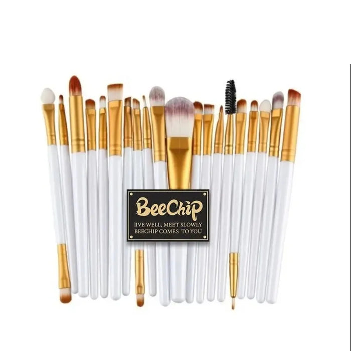 20-teilige Make-up-Pinsel – komplettes tragbares Set mit Rouge-, Lidschatten- und Puderpinseln für perfektes Make-up, ideal für Anfänger