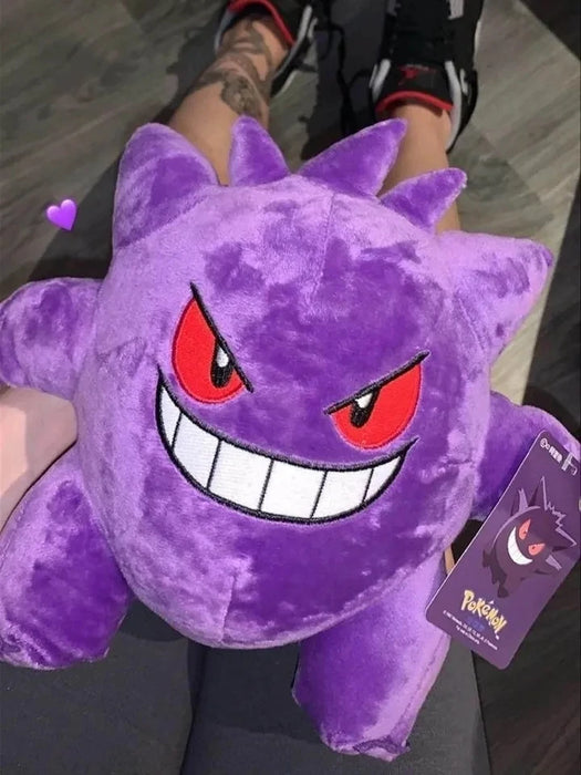 Gengar Animal relleno Pokemon Gengar muñeco de peluche divertido Anime Pikachu Animal relleno Kawaii colección regalos de navidad