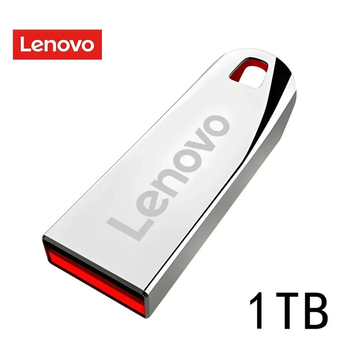 Lenovo-unidad Flash de Metal USB 3,0, 2TB, Pendrive de alta velocidad, 1TB, 512GB, 256GB, unidad Usb portátil, resistente al agua