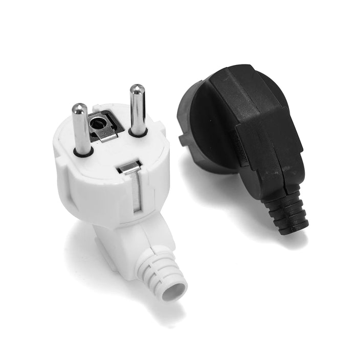 Adaptateur Schuko reconstructible avec prise EU, connexion par câble d'alimentation secteur et convertisseur européen