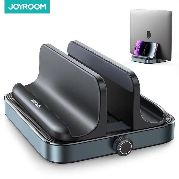 Joyroom Vertikaler Laptopständer mit verstellbarem Dock für MacBook/Samsung/HP/Dell – Schreibtisch-Telefonhalter