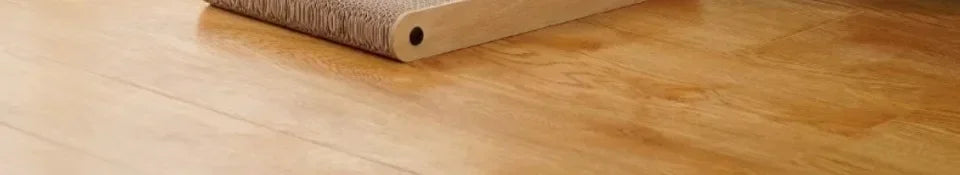 Alfombrilla rascadora de madera para gatos: poste rascador duradero y maduro para gatos, muebles de entrenamiento y rascado