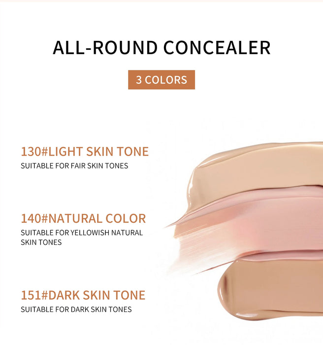 Hochdeckender Concealer für Augenringe und Sommersprossen – Langanhaltende wasserfeste BB-Creme für Gesichts-Make-up und kosmetische Basis