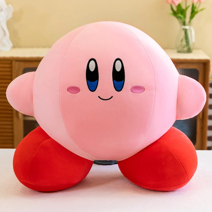 Juguetes de peluche de Anime Star Kirby, muñeco de peluche suave, almohada rosa esponjosa para decoración de habitación y regalo para niños