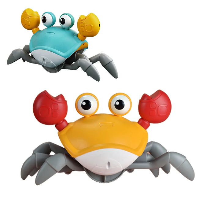 Dancing Crab Legetoy for Babies - Crabe rampant interactif avec musique et évitement automatique des obstacles