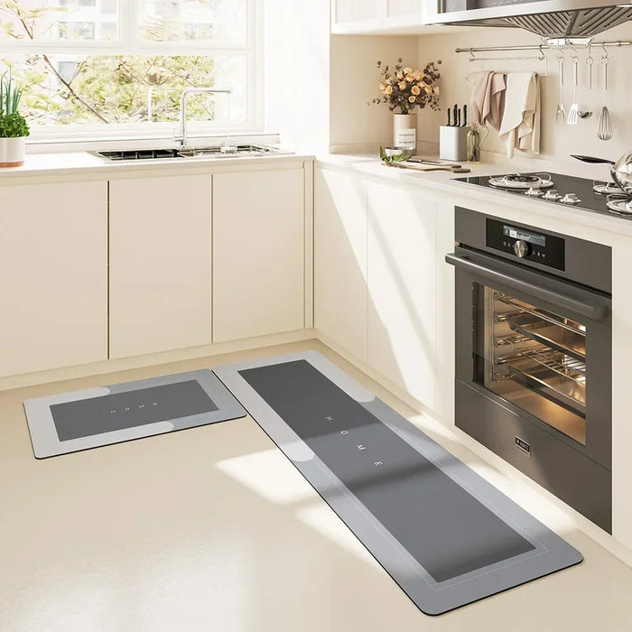 Waterproof and Non-Slip Kitchen Mat - Absorbent, Dryable and Comfortable Step Mats for Home and Hotel