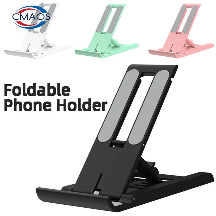 Soporte plegable para teléfono de escritorio, Mini soporte portátil para teléfono móvil para Xiaomi, iPhone, Samsung, soporte para teléfono móvil