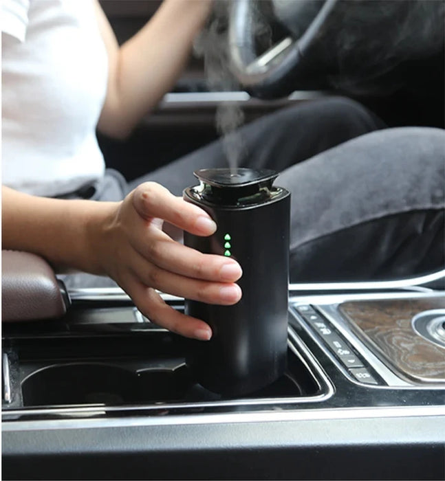 NAMSTE Diffuseur et purificateur d'air pour voiture avec aromathérapie - Chargement USB, 1200 mAh, capacité 30 ml