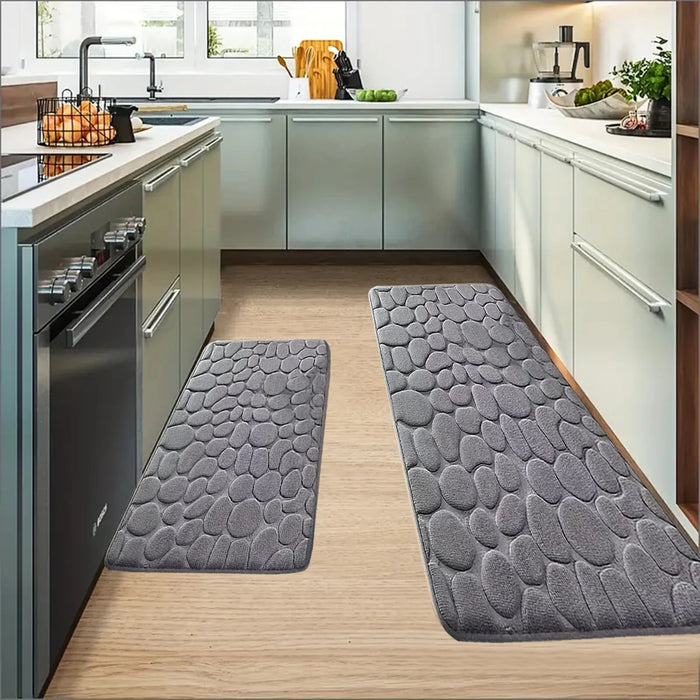 Large kitchen mat in soft, non-slip and absorbent material - machine washable floor mat