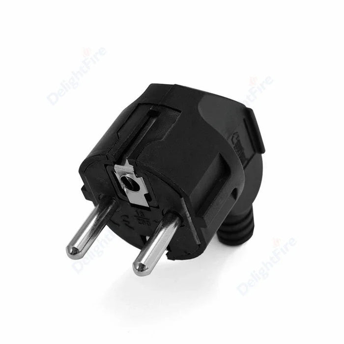 Adaptateur Schuko reconstructible avec prise EU, connexion par câble d'alimentation secteur et convertisseur européen