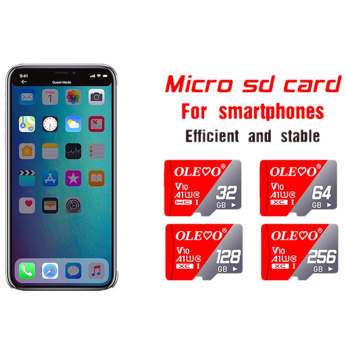 Tarjeta de memoria Mini SD Extreme Pro de 128GB, 64GB, 32GB, 16GB, 256GB, U1 V10, tarjeta TF, tarjeta Flash de alta velocidad para teléfono, cámara y Dron