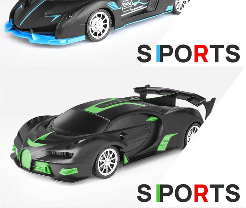 Voiture de sport radiocommandée pleine de vitesse avec lumières LED pour une expérience de course ultime