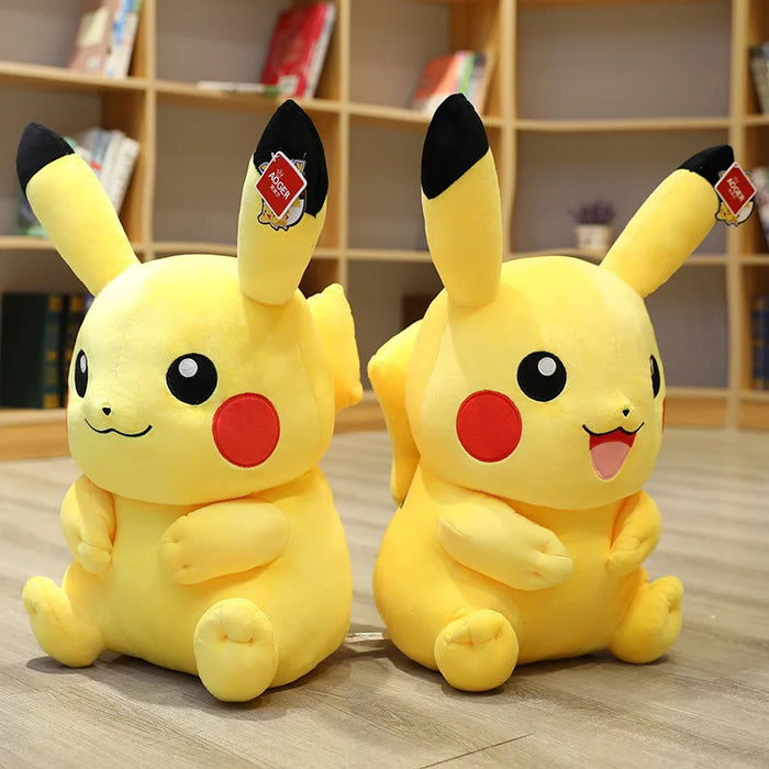 Animal de peluche Kawaii Pikachu: lindo animal de peluche y almohada de anime, regalo perfecto para niños y amigos para cumpleaños y Navidad