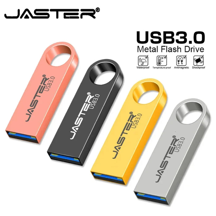 JASTER métal USB 3.0 Flash-Laufwerk 128GB 64GB 32GB Flash-Disk nouveau stylo lecteur 16GB 8GB USB-Flash-USB-Disk clé mémoire