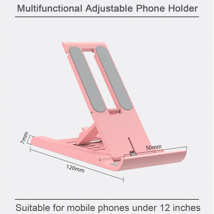 Soporte plegable para teléfono de escritorio, Mini soporte portátil para teléfono móvil para Xiaomi, iPhone, Samsung, soporte para teléfono móvil