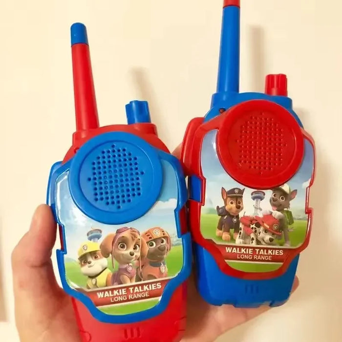 Ensemble de talkies-walkies PAW Patrol pour enfants – Communication radio de style dessin animé, équipement de jeu parent-enfant pour activités de plein air et jeux, cadeau