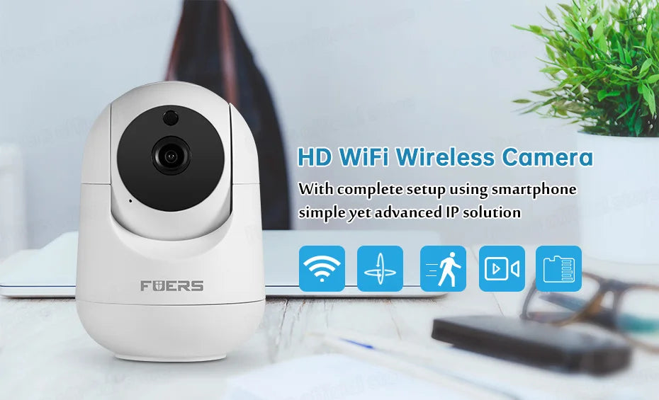 Fuers 5MP WiFi Kamera Tuya Smart Home Indoor Drahtlose IP Überwachungskamera AI Erkennung Automatische Tracking Sicherheit Baby Monitor