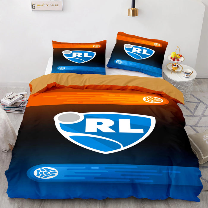 Bettwäsche-Set „Rocket League“ – Bettbezug für Kinderzimmer, Einzel-, Doppelbett-, Queen-Size- und King-Size-Größe, Automotiv