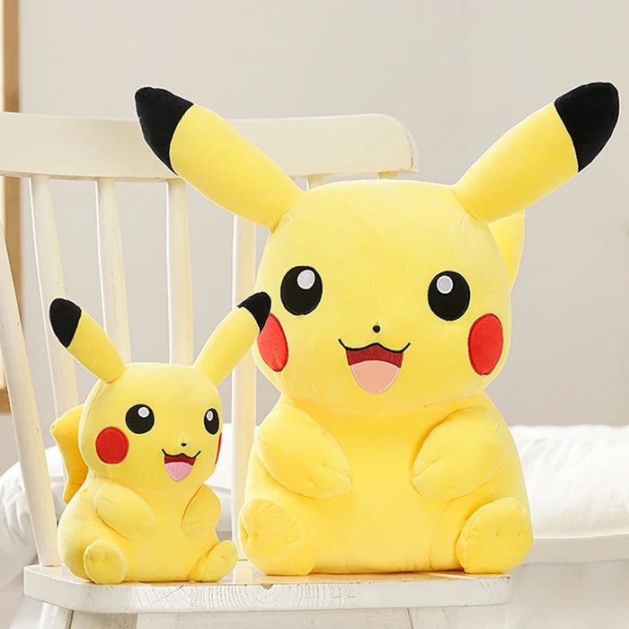 Kawaii Pikachu Plüschtier – süße Katzenpuppe und Kissen als Geschenk für Kinder und Freunde – Geburtstags-Heimdekoration