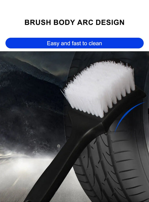 SEAMETAL Brosse universelle pour le nettoyage des roues de voiture - Durable et efficace avec manche de 21 cm