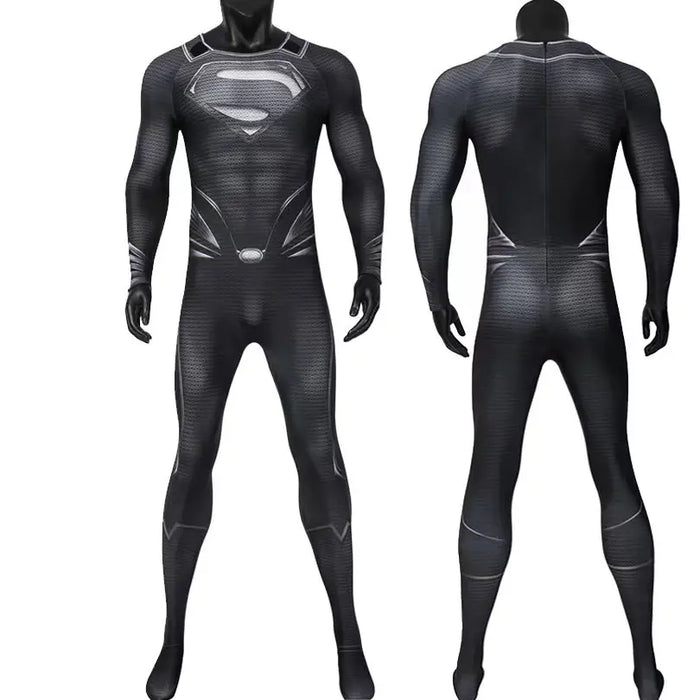 Disfraz de Superhéroe League Superboy Clark Kent, disfraz de Halloween, Carnaval, estampado 3D, Zentai, abrigo