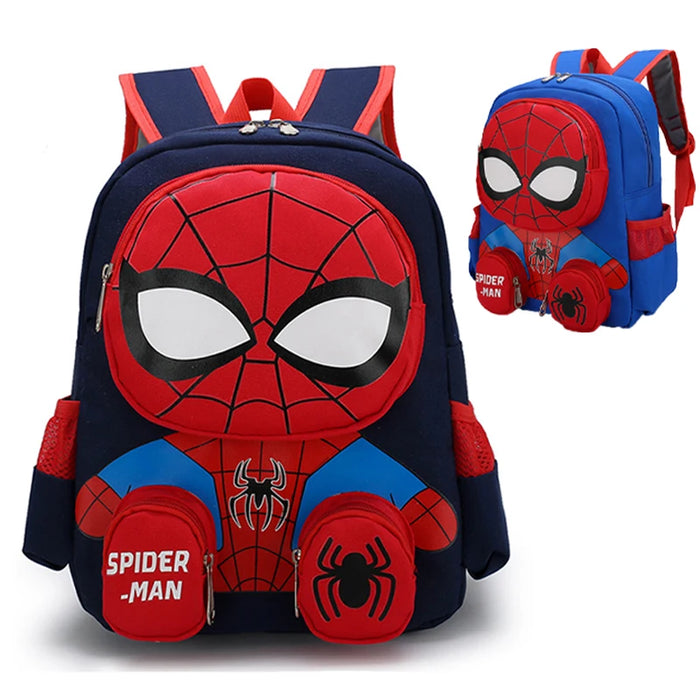 Mochilas de Spiderman, mochilas escolares de superhéroes, mochila preescolar estéreo 3D de dibujos animados, bolsa de viaje para niños, regalo