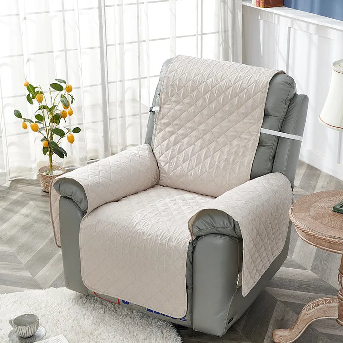 Housse de canapé matelassée pour fauteuil inclinable - Protection pour animaux et enfants avec fonction antidérapante