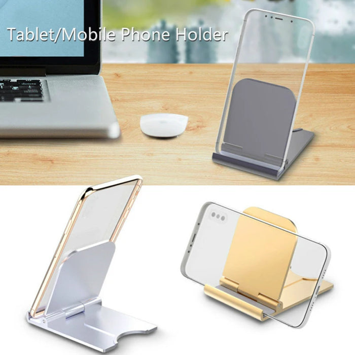 Soporte de escritorio para teléfono móvil, soporte plegable portátil para teléfono móvil, soporte de escritorio para iPhone 15, 14, 13 Pro Max, iPad y teléfono inteligente