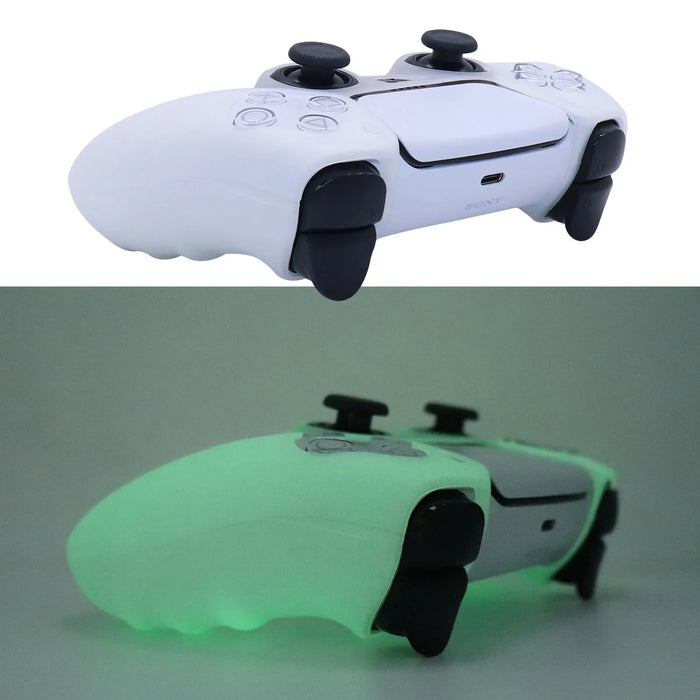 Coque en silicone souple lumineuse pour manettes PS5 - Accessoires de jeu pour manette de jeu