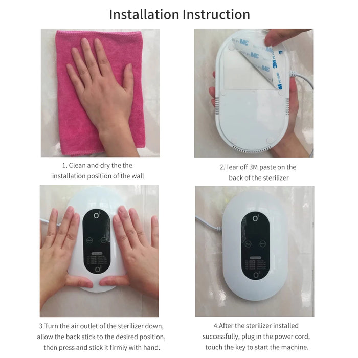 Purificateur d'air avec ions négatifs et ozone, stérilisateur pour cuisine et toilettes, élimine le formaldéhyde et les odeurs désagréables, désodorisant pour animaux et chambres