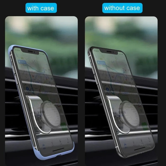 Magnetic Car Phone Holder for Air Vent - Universal Mobile Holder for iPhone, Samsung, Xiaomi