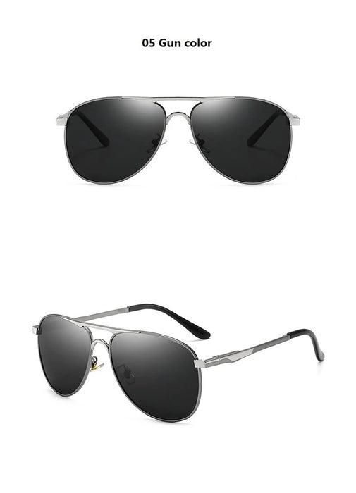 Polarisierte Luxus-Pilot-Sonnenbrille für Damen und Herren – Retro-Design für Autofahren, Angeln und Outdoor-Aktivitäten – UV400-Schutz