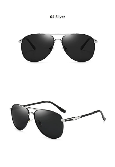 Polarisierte Luxus-Pilot-Sonnenbrille für Damen und Herren – Retro-Design für Autofahren, Angeln und Outdoor-Aktivitäten – UV400-Schutz