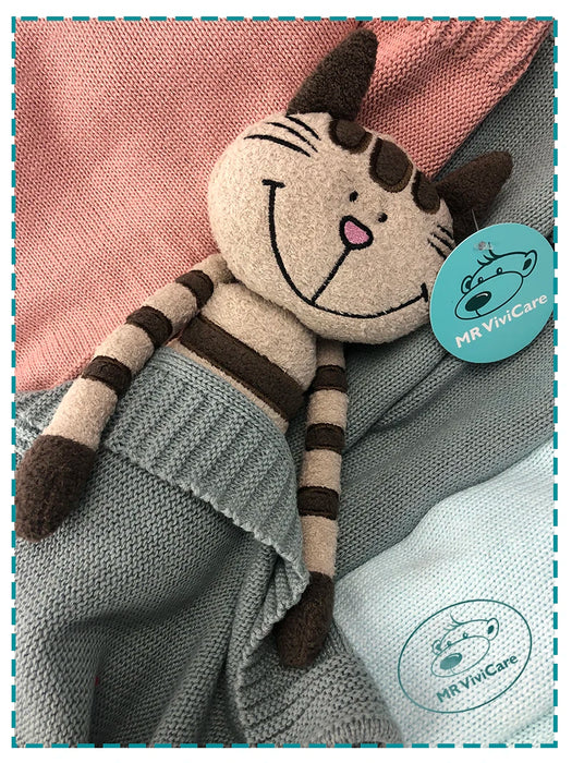 MR ViviCare Juguete de Peluche para Gato: Juguete de Peluche Suave y Lindo para niños, Perfecto como Accesorios para Fotos y Regalos de cumpleaños