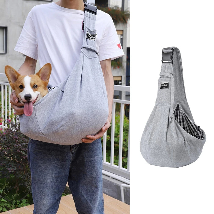 Puppy Cat Carrier - Dog Carrier Sling Outdoor Travel - Comfortable Cotton Shoulder Bag - Dropshipping