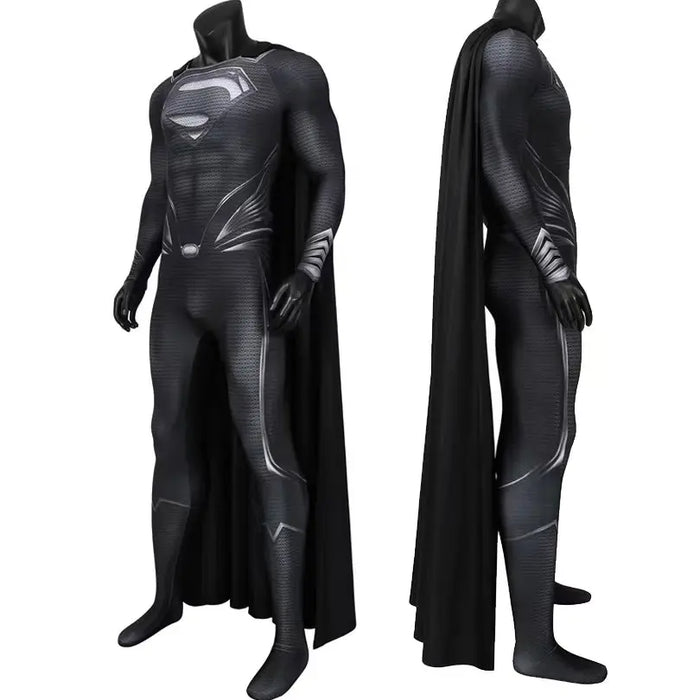 Disfraz de Superhéroe League Superboy Clark Kent, disfraz de Halloween, Carnaval, estampado 3D, Zentai, abrigo