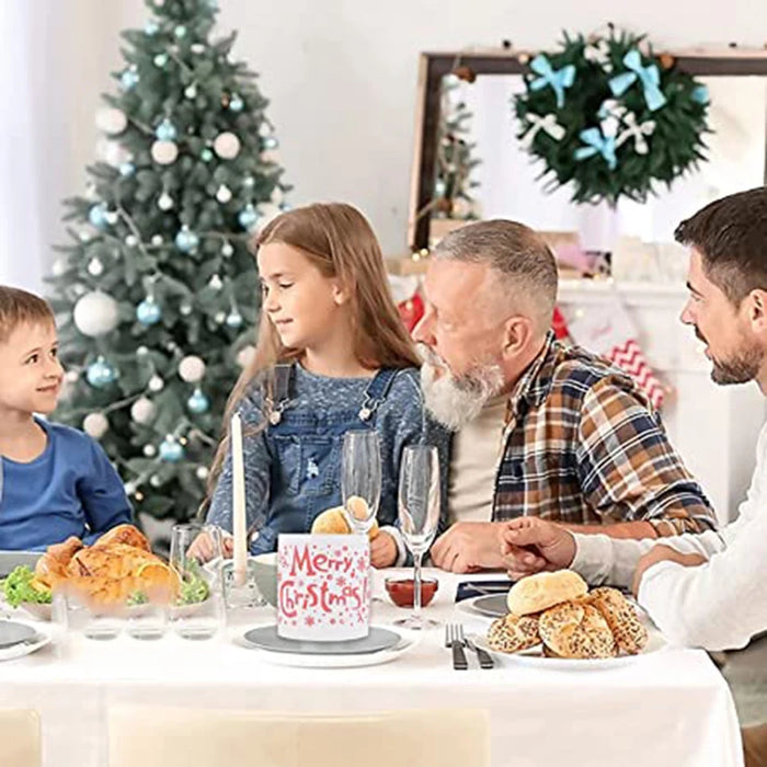 Décorations de Noël en papier toilette avec de charmants motifs pour la maison