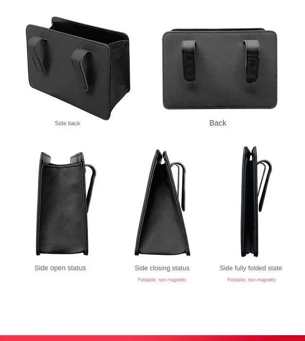 Collapsible Car Trash Holder - Door or Seatback Storage Organizer for Your Vehicle's Interior