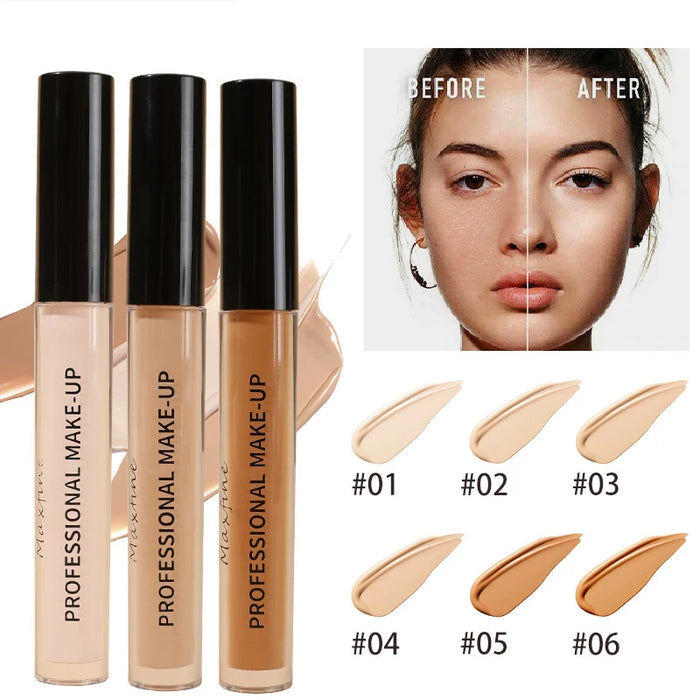 Flüssiger Concealer, matt, hohe Deckkraft, wasserfest, Ölkontrolle, feuchtigkeitsspendend, langlebig, professionelles Gesichts-Make-up