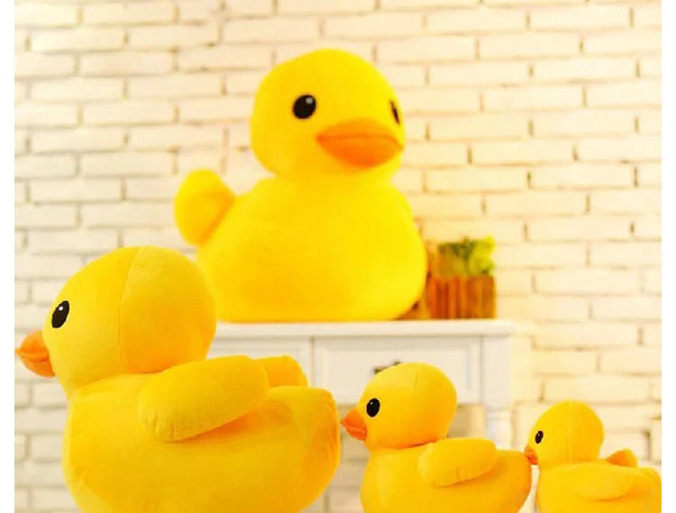 Mini muñeca de peluche de pato amarillo grande, animal de peluche de dibujos animados suave y lindo, regalos de cumpleaños para niños y bebés, regalo de festival para niñas