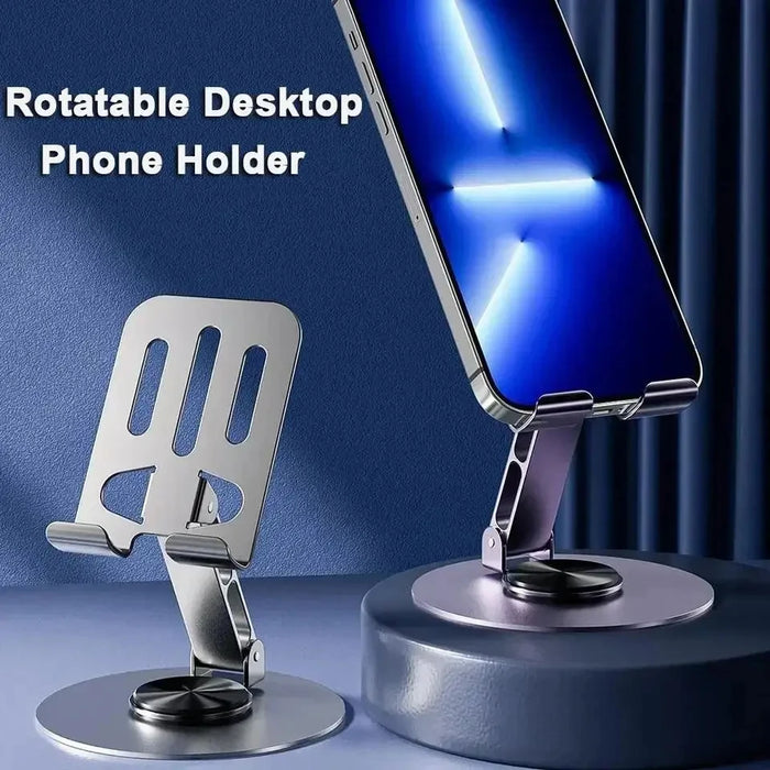 Soporte universal portátil para tableta de aleación de aluminio para iPad y iPhone - Soporte ajustable y flexible para teléfonos móviles y tabletas